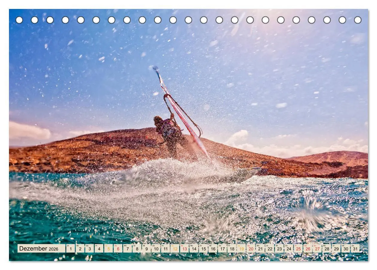 Bild: 9783457923221 | Windsurfing - extrem cool (Tischkalender 2026 DIN A5 quer),...