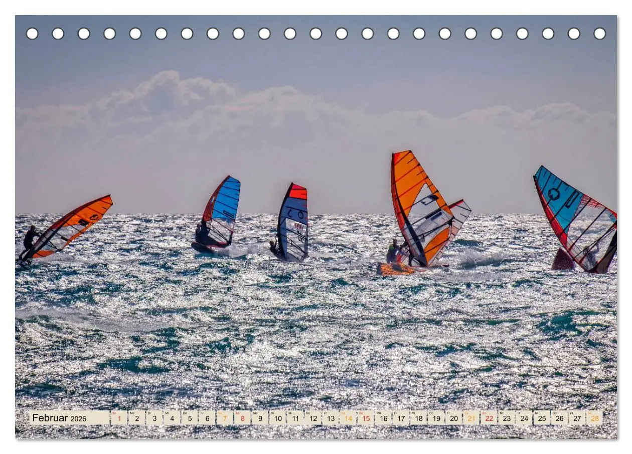 Bild: 9783457923221 | Windsurfing - extrem cool (Tischkalender 2026 DIN A5 quer),...