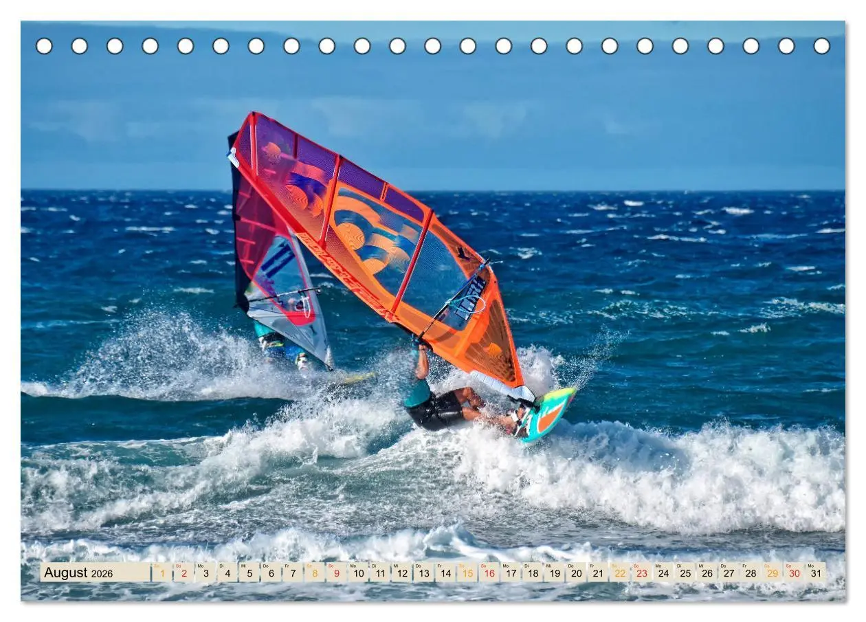 Bild: 9783457923221 | Windsurfing - extrem cool (Tischkalender 2026 DIN A5 quer),...