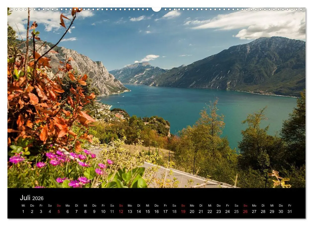 Bild: 9783516013221 | Die schönste Seite am Gardasee (Wandkalender 2026 DIN A2 quer),...