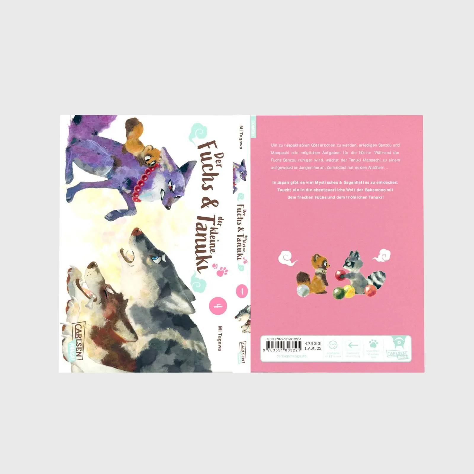 Bild: 9783551803221 | Der Fuchs und der kleine Tanuki 4 | Mi Tagawa | Taschenbuch | 192 S.