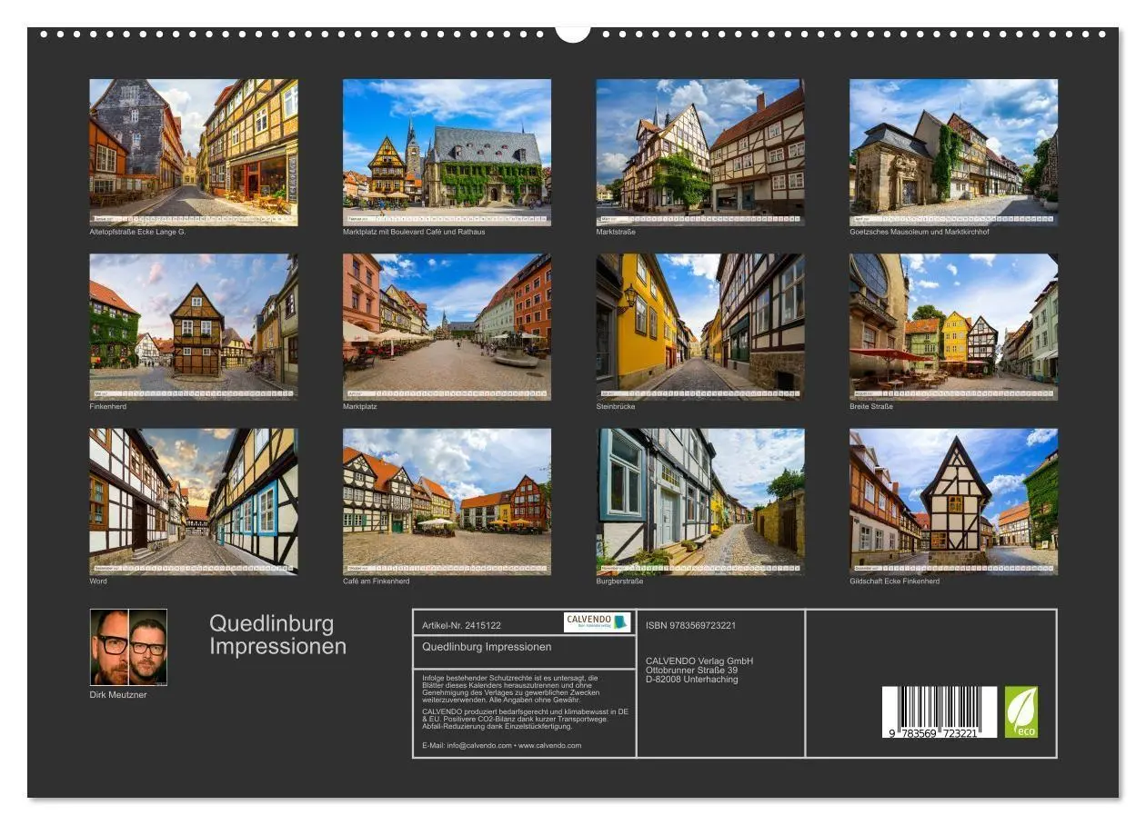 Bild: 9783569723221 | Quedlinburg Impressionen (hochwertiger Premium Wandkalender 2027...