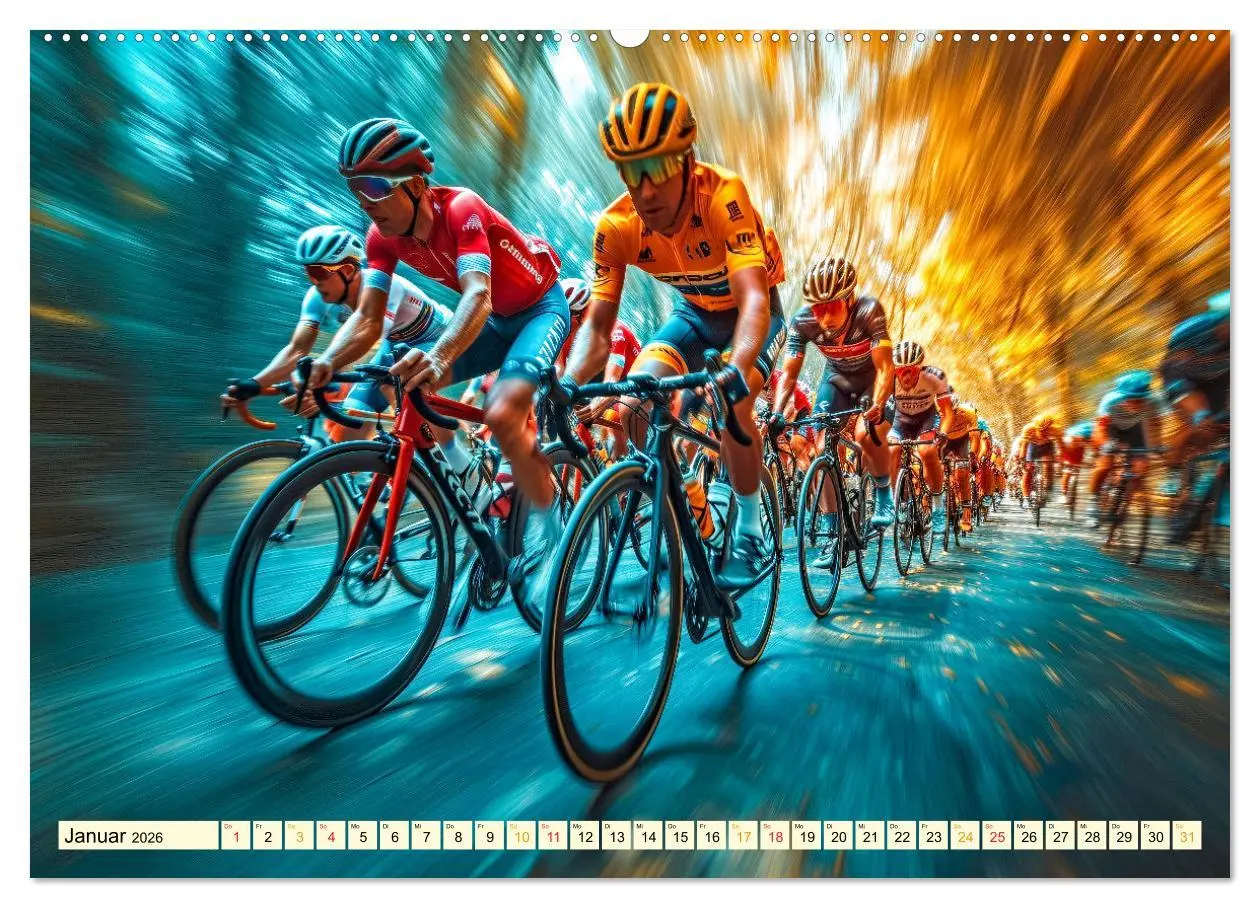 Bild: 9783457463321 | Radrennen - tolle Momente (hochwertiger Premium Wandkalender 2026...