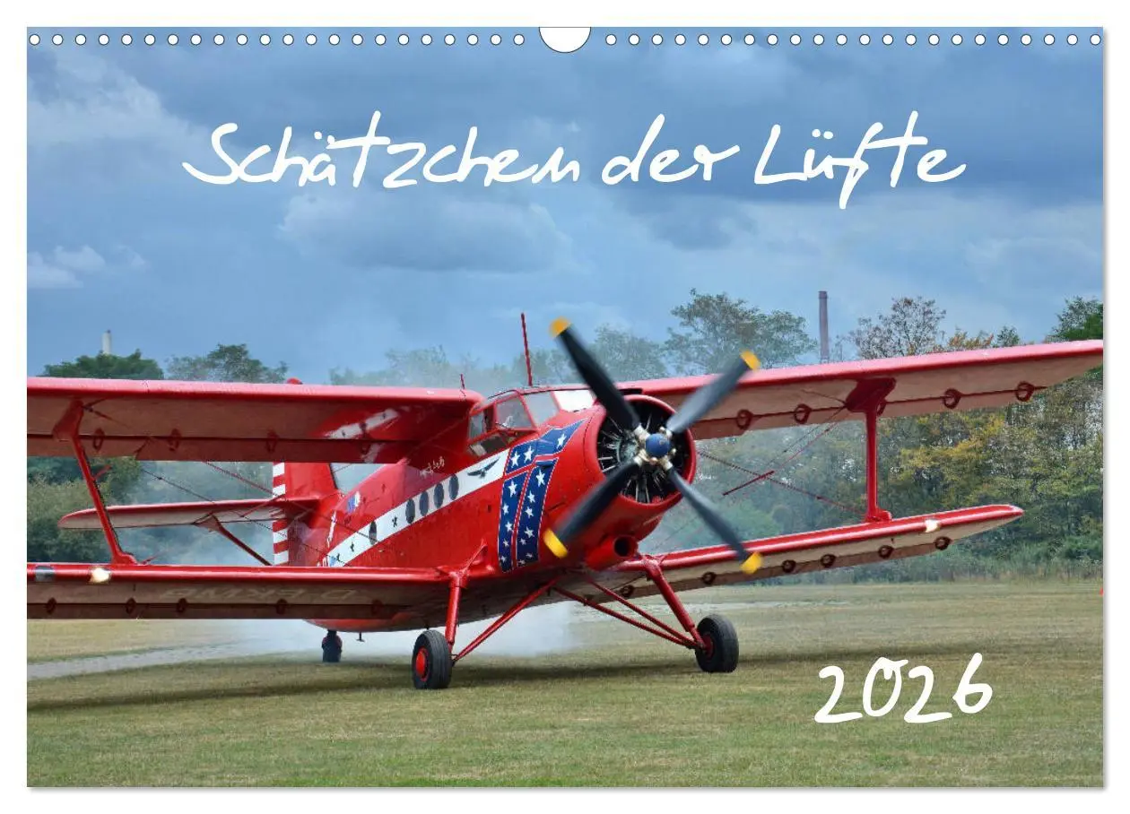 Cover: 9783457773321 | Schätzchen der Lüfte (Wandkalender 2026 DIN A3 quer), CALVENDO...