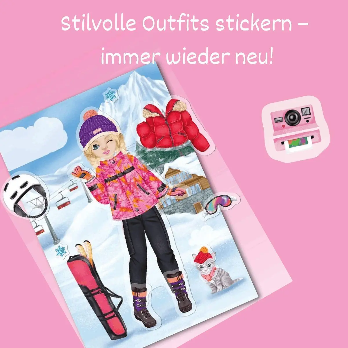 Bild: 9783735893321 | Fashion &amp; Styles: Anziehpuppen mit Folienstickern. Auf Reisen | Hannah