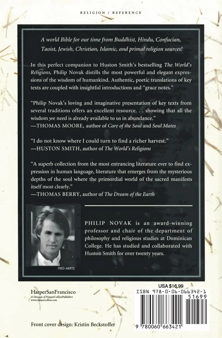 Rückseite: 9780060663421 | World's Wisdom, The | Philip Novak | Taschenbuch | Englisch | 1995