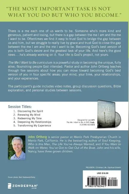 Rückseite: 9780310823421 | The Me I Want to Be Bible Study Participant's Guide | Ortberg (u. a.)