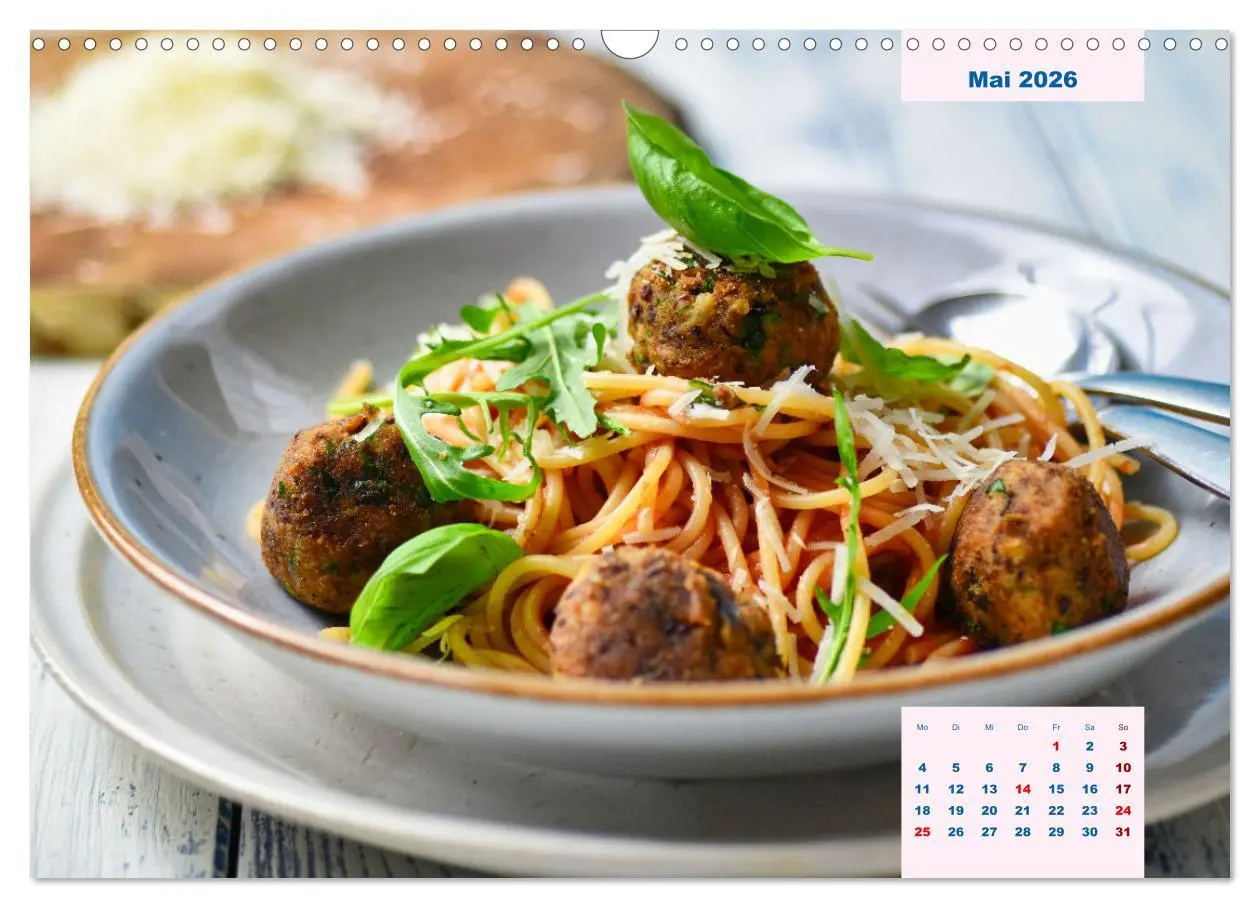 Bild: 9783457523421 | Küchenkalender Vegetarisch für Genießer 2026 (Wandkalender 2026 DIN...