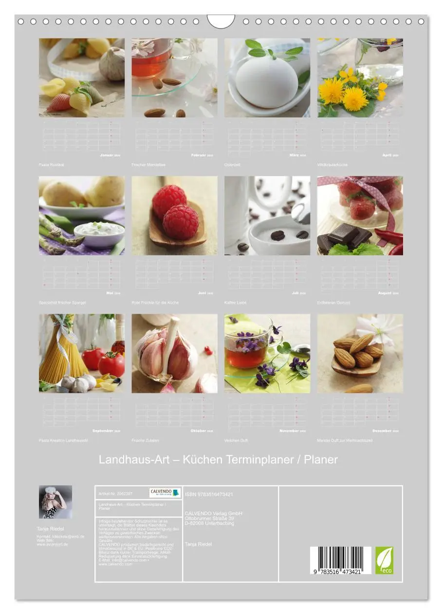 Bild: 9783516473421 | Landhaus-Art - Küchen Terminplaner / Planer (Wandkalender 2026 DIN...
