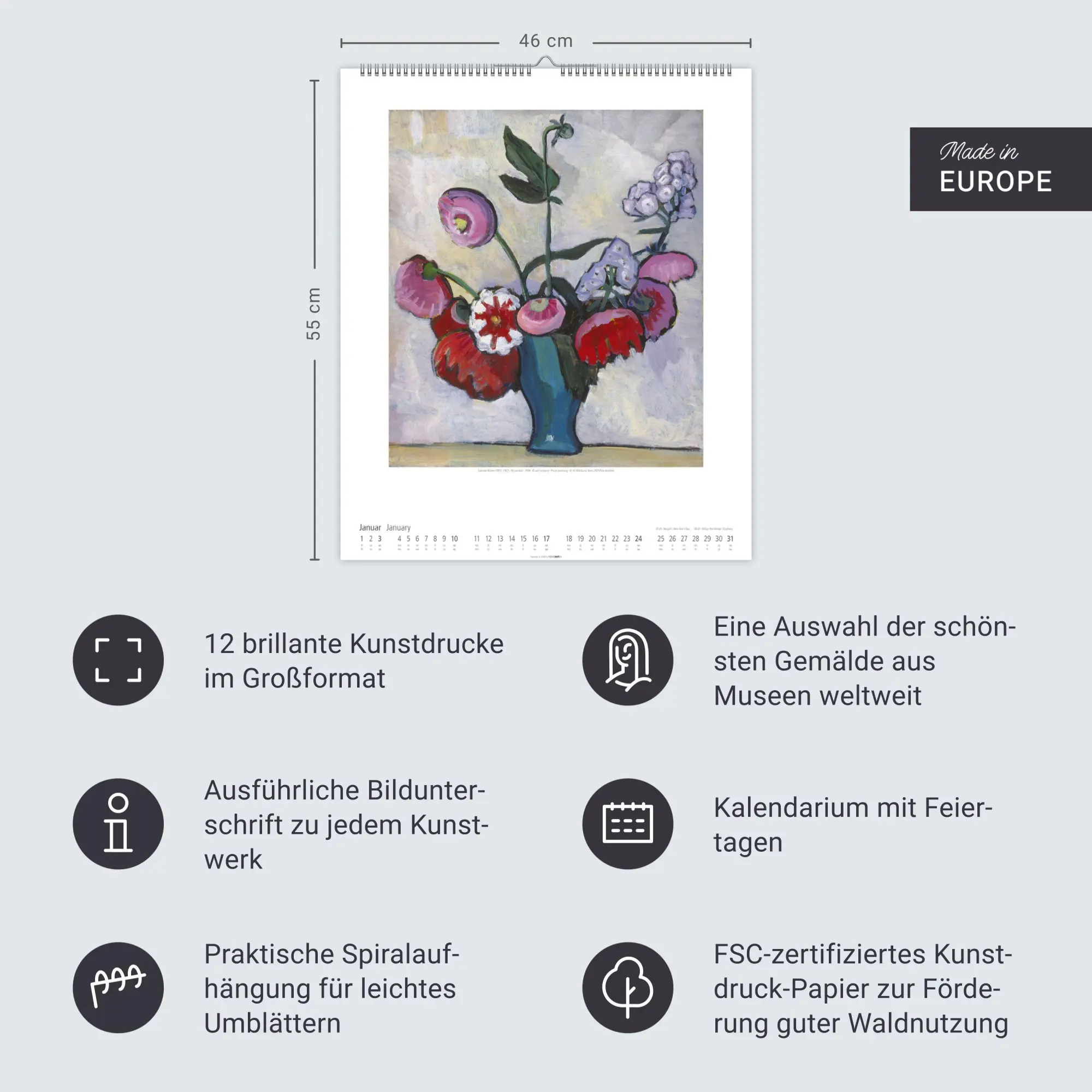 Bild: 9783839903421 | Gabriele Münter Kalender 2027 | Gabriele Münter | Kalender | 14 S.