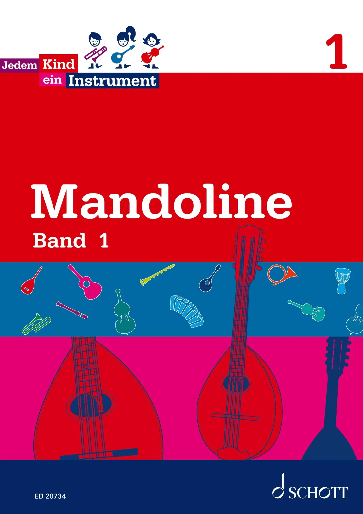 Cover: 9790001173421 | Jedem Kind ein Instrument - Mandoline | Band 1 | Ilka Hoffmann (u. a.)