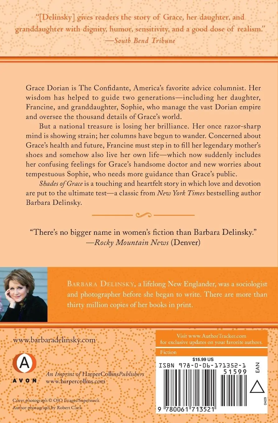 Rückseite: 9780061713521 | Shades of Grace | Barbara Delinsky | Taschenbuch | Englisch | 2013