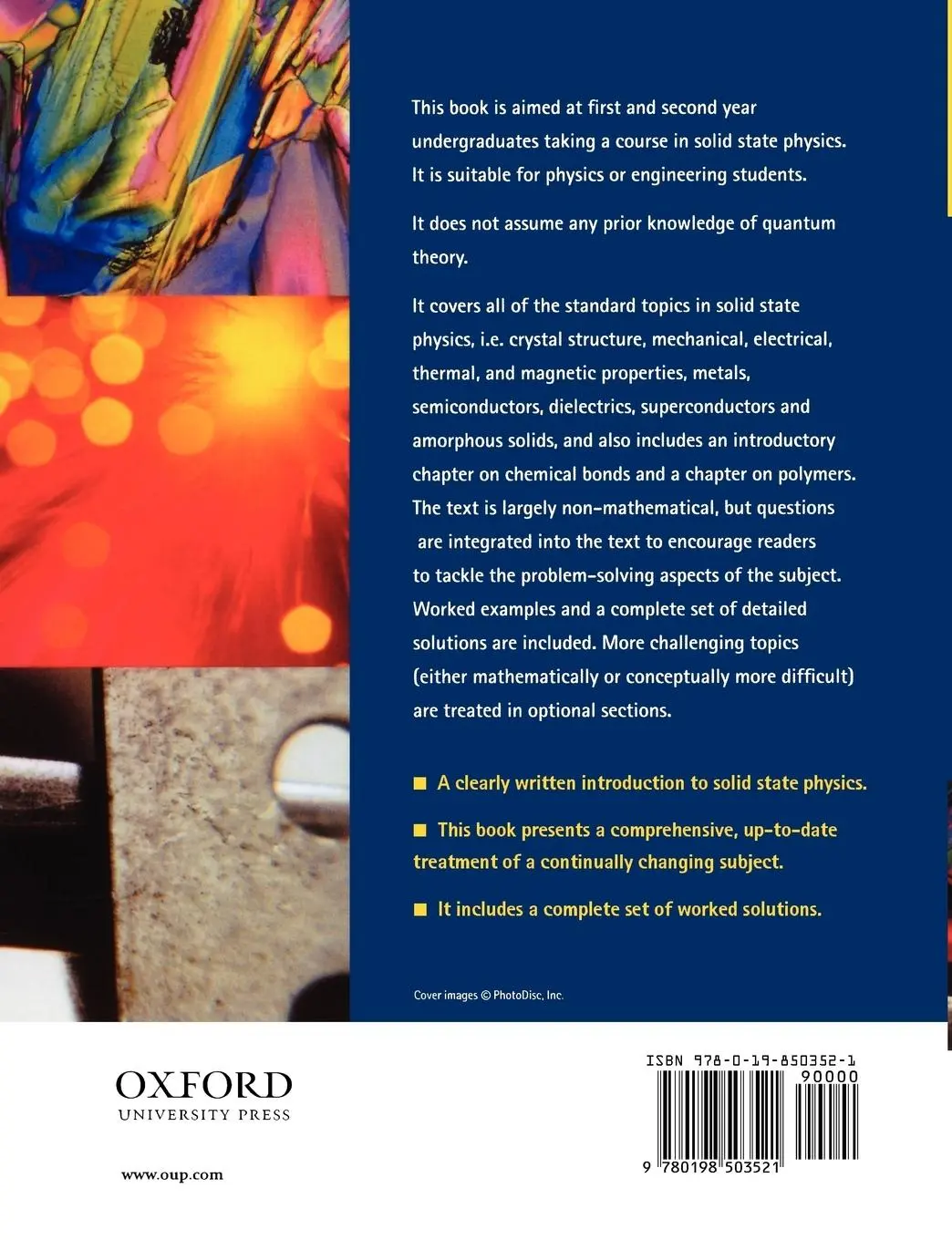Rückseite: 9780198503521 | The Physics of Solids | Richard Turton | Taschenbuch | Englisch | 2001