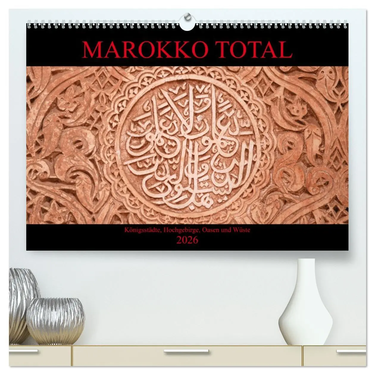 Cover: 9783457753521 | Marokko total (hochwertiger Premium Wandkalender 2026 DIN A2 quer),...