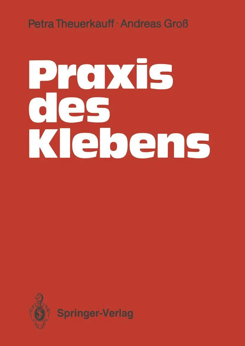 Cover: 9783540503521 | Praxis des Klebens | Andreas Groß (u. a.) | Taschenbuch | xiii | 1988