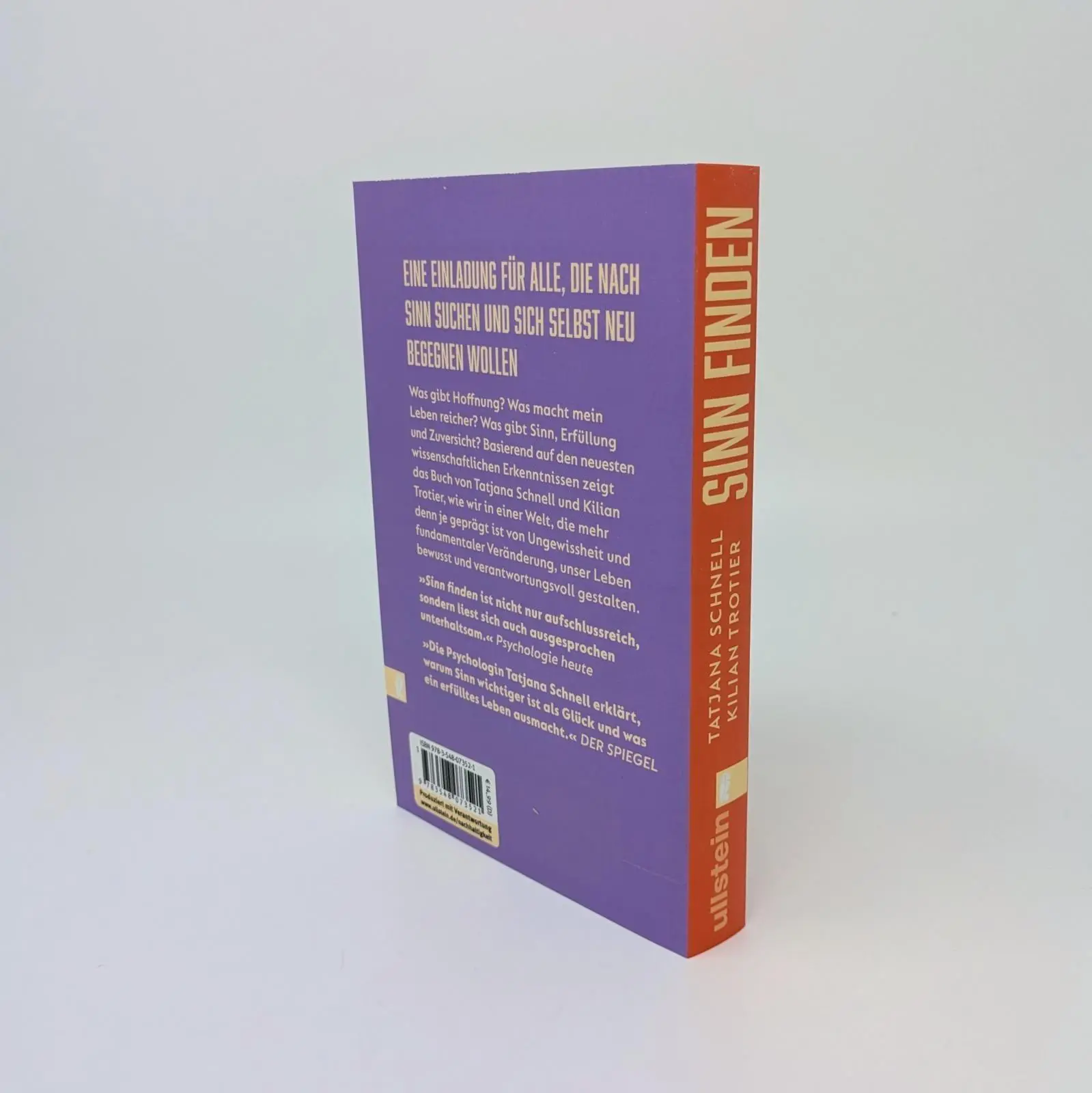 Bild: 9783548073521 | Sinn finden | Tatjana Schnell (u. a.) | Taschenbuch | 304 S. | Deutsch