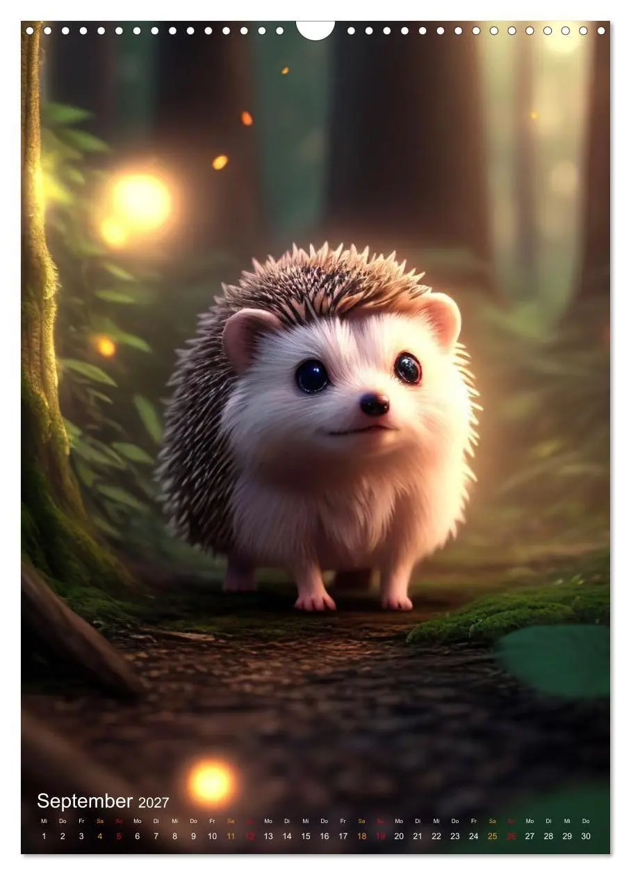 Bild: 9783569243521 | Tiere im Zauberwald (Wandkalender 2027 DIN A3 hoch), CALVENDO...