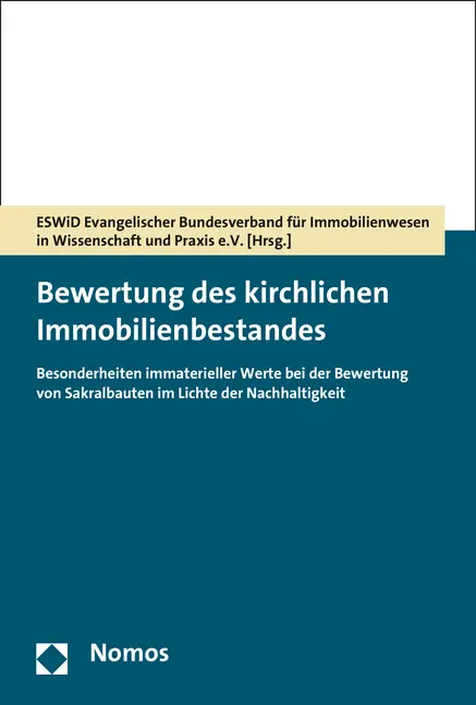 Cover: 9783848733521 | Bewertung des kirchlichen Immobilienbestandes | e.V. | Taschenbuch