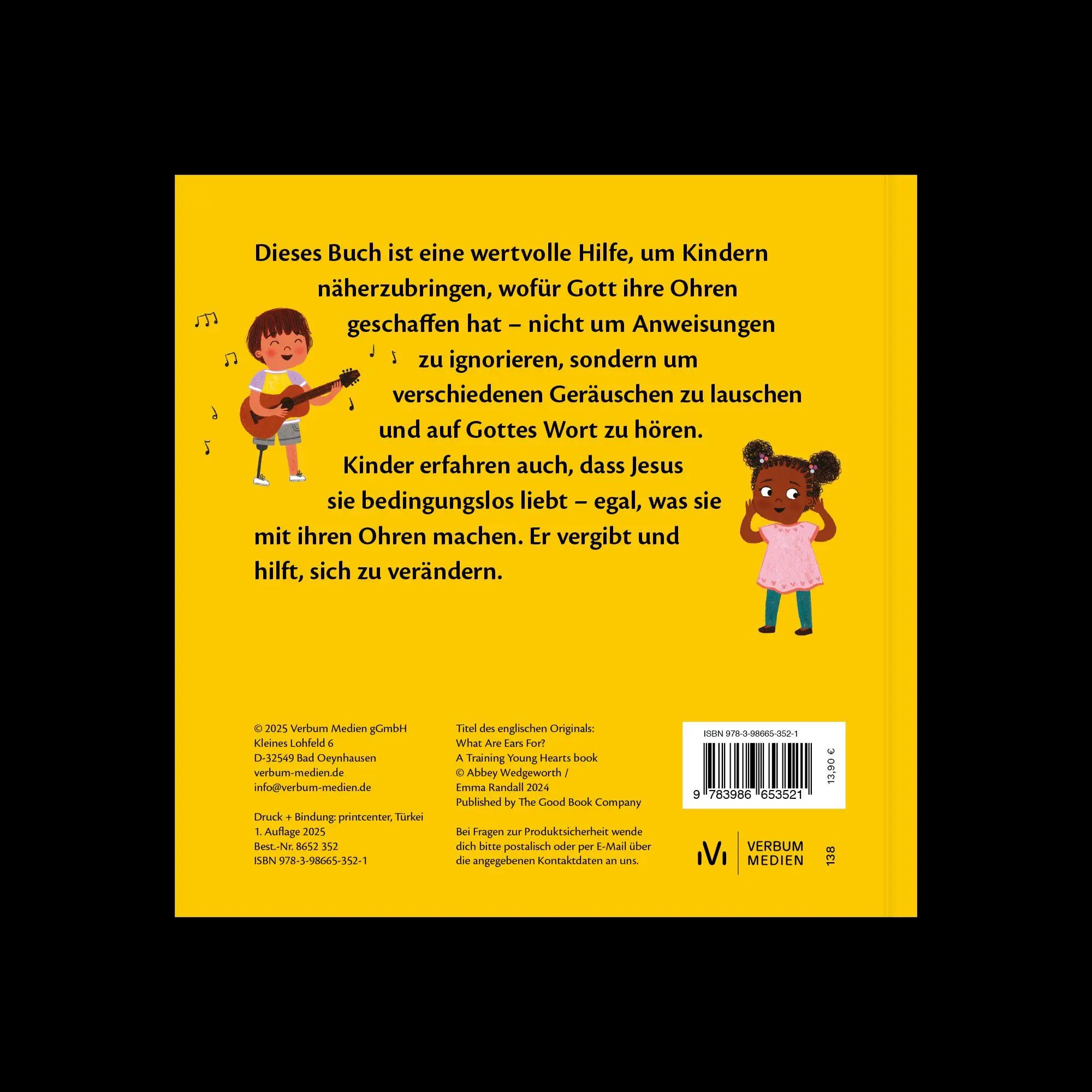 Bild: 9783986653521 | Wozu sind meine Ohren da? | Abbey Wedgeworth | Buch | 18 S. | Deutsch