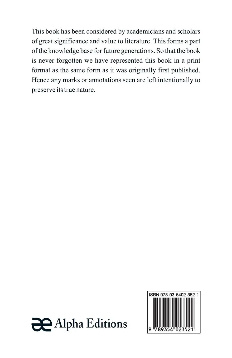 Rückseite: 9789354023521 | Ancient India as Described by Ptolemy | J. W. McCrindle | Taschenbuch