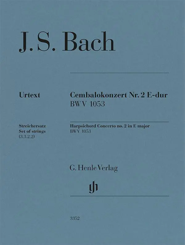 Johann Sebastian Bach - Cembalokonzert Nr. 2 E-dur BWV 1053