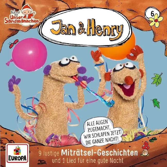 Cover: 190758753621 | Jan &amp; Henry 06. 9 lustige Miträtsel-Geschichten und 1 Lied | Audio-CD
