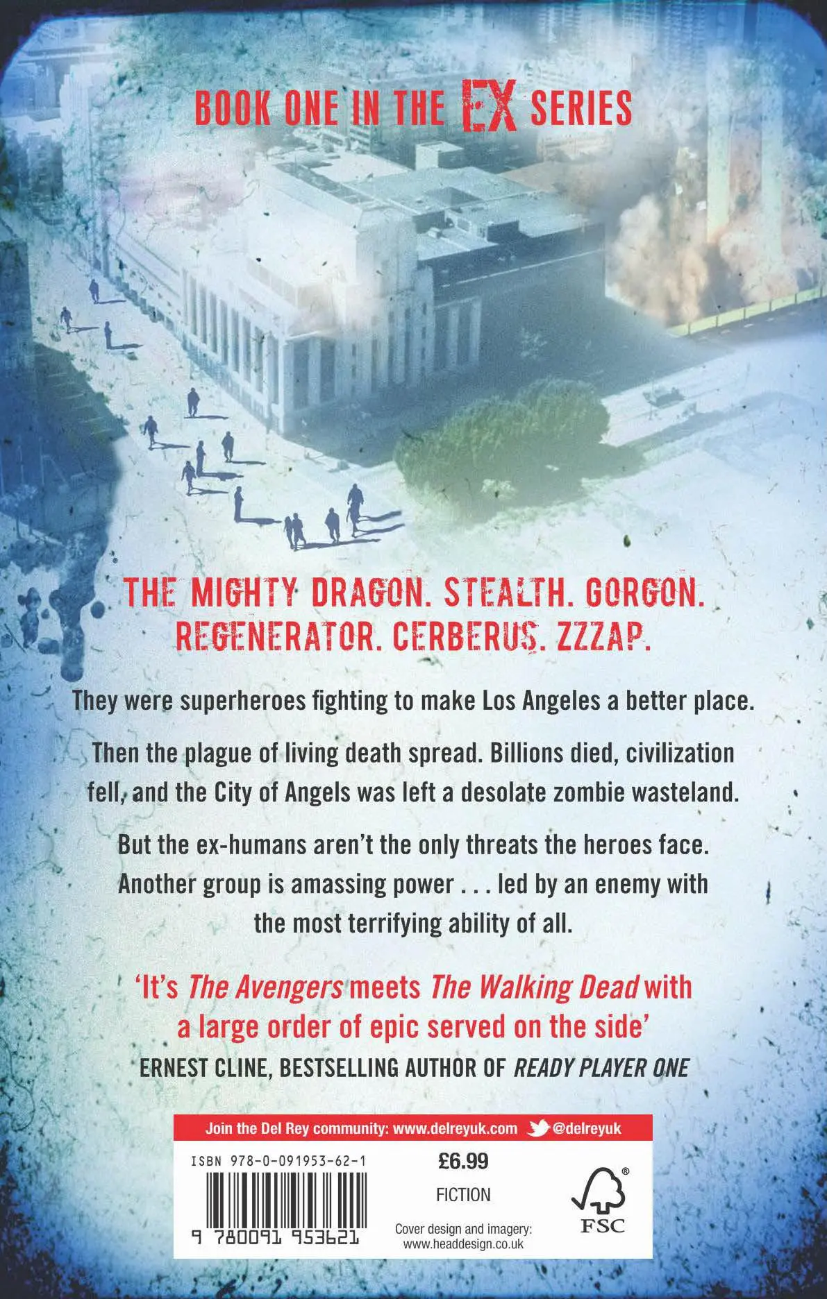 Rückseite: 9780091953621 | Ex-Heroes | Peter Clines | Taschenbuch | Englisch | 2013 | Del Rey