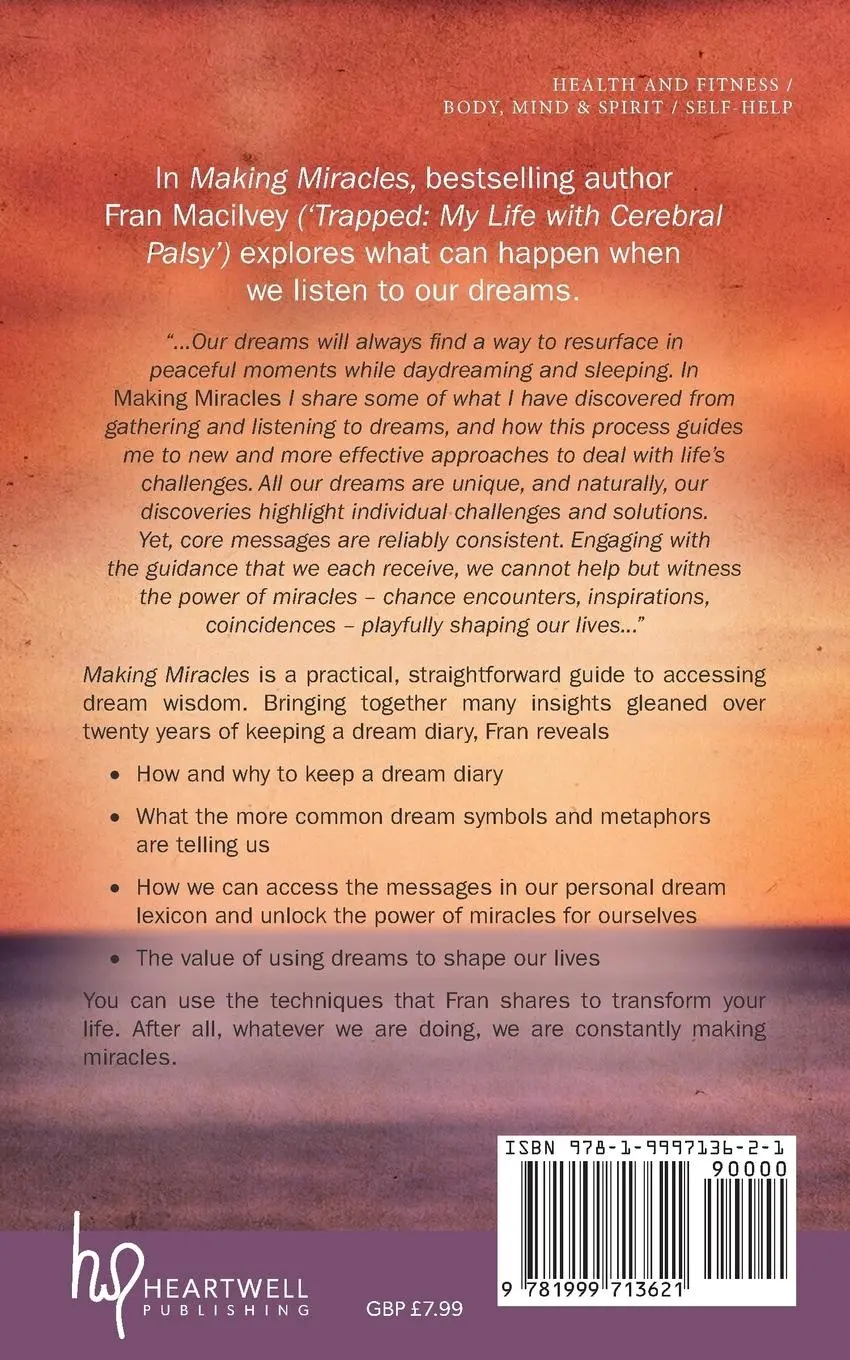 Rückseite: 9781999713621 | Making Miracles | Fran Macilvey | Taschenbuch | Englisch | 2018