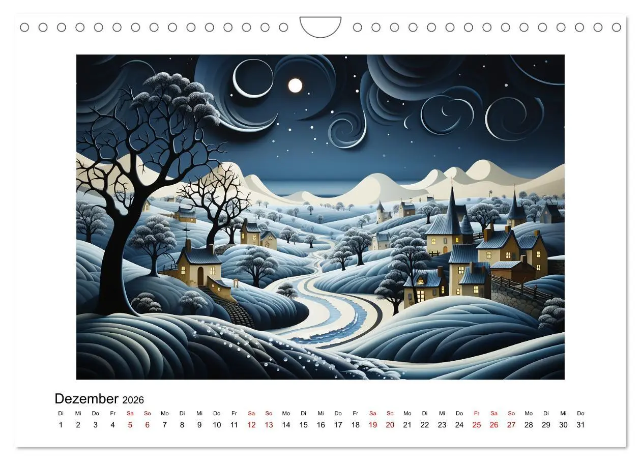Bild: 9783457363621 | Paper Art (Wandkalender 2026 DIN A4 quer), CALVENDO Monatskalender