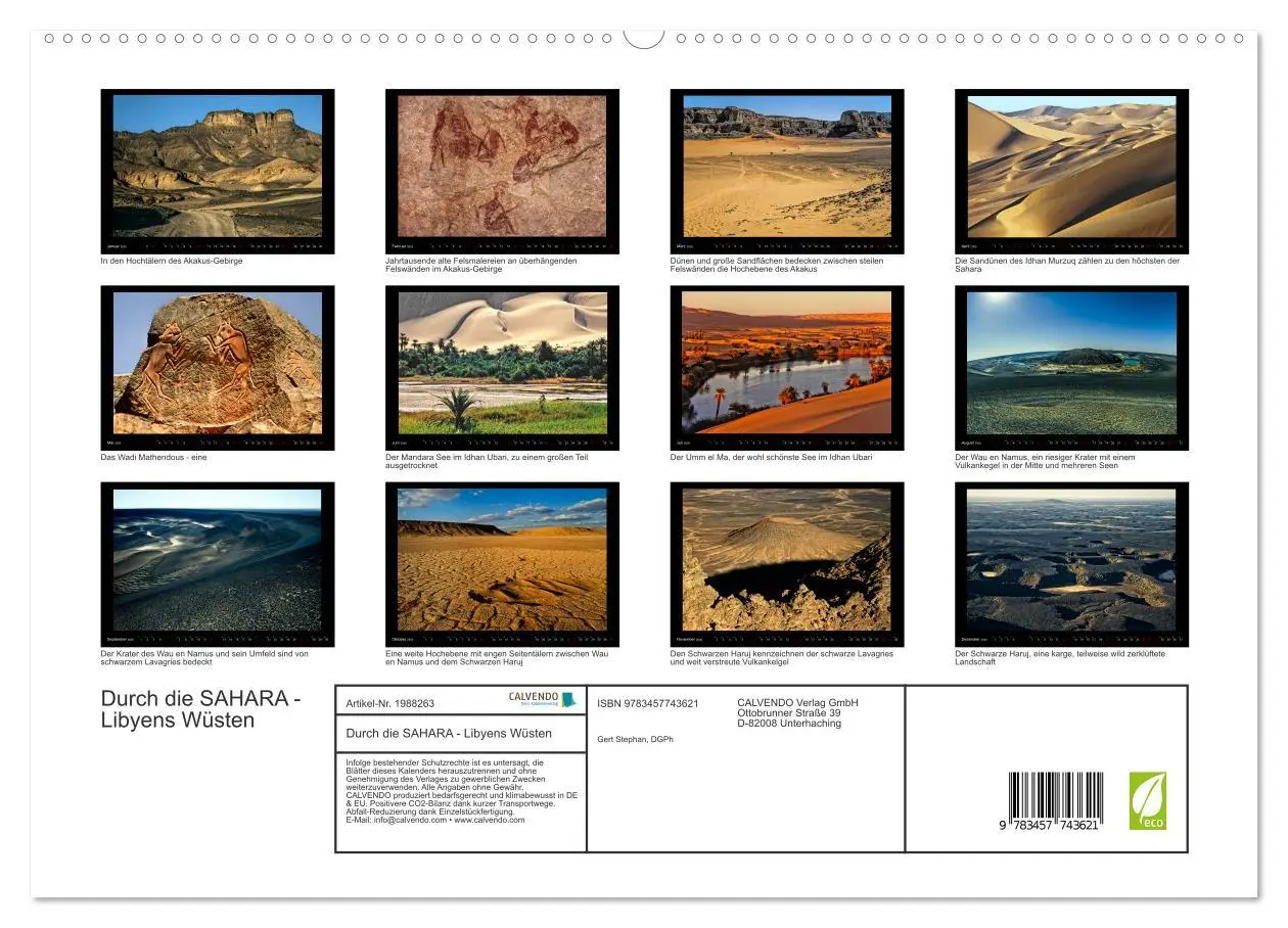Bild: 9783457743621 | Durch die SAHARA - Libyens Wüsten (hochwertiger Premium...