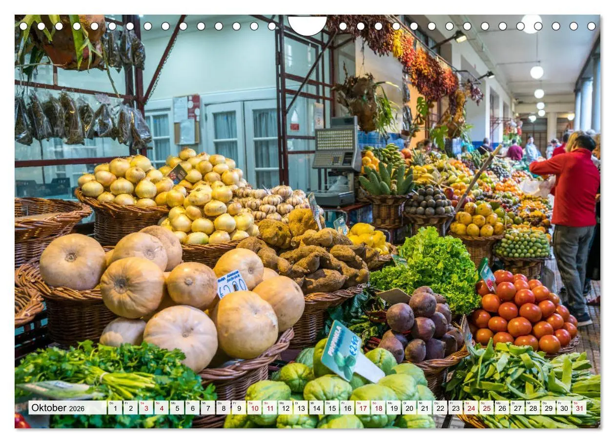 Bild: 9783457813621 | Madeira - Funchal (Wandkalender 2026 DIN A4 quer), CALVENDO...