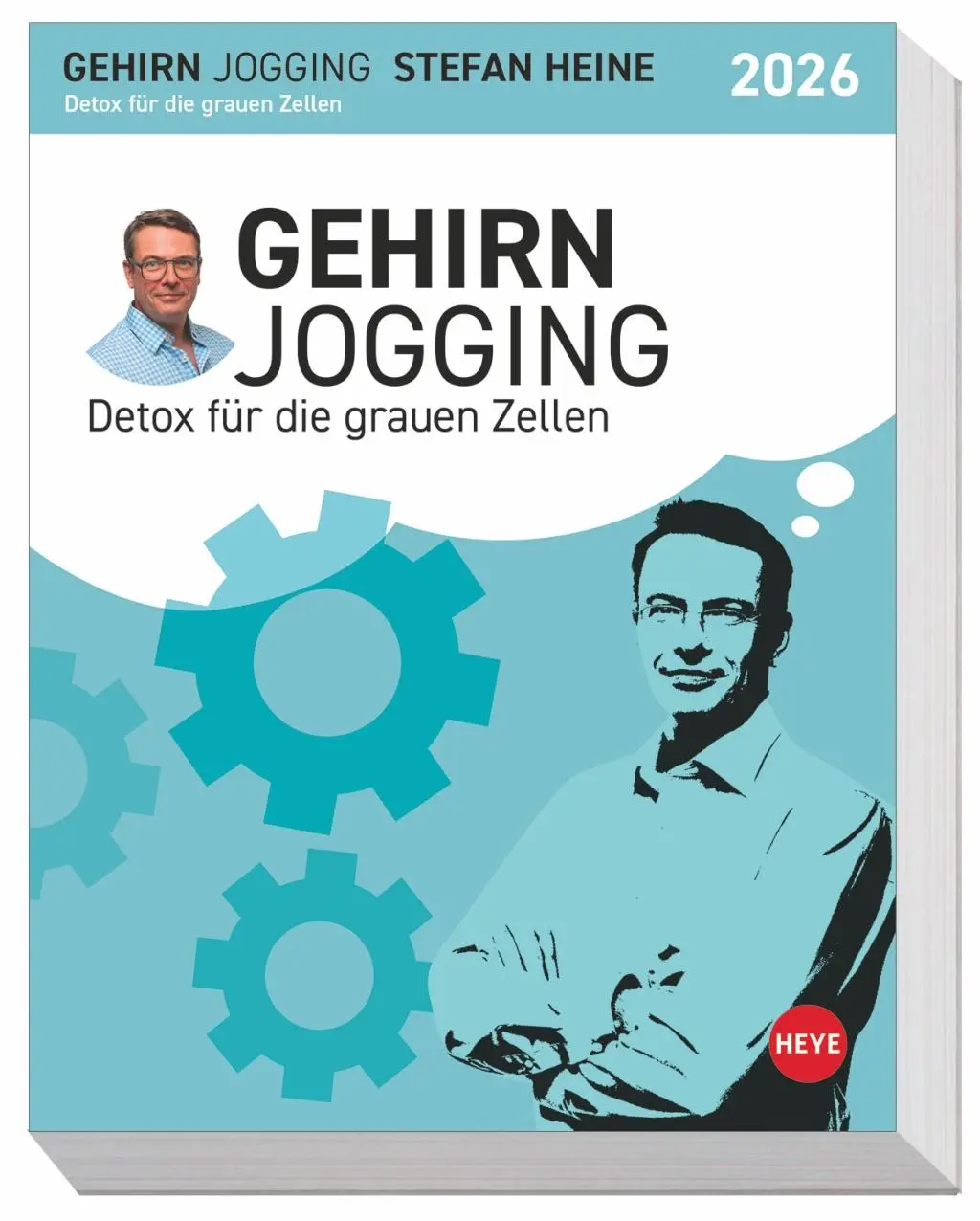 Cover: 9783756413621 | Stefan Heine Gehirnjogging Tagesabreißkalender2026 | Stefan Heine