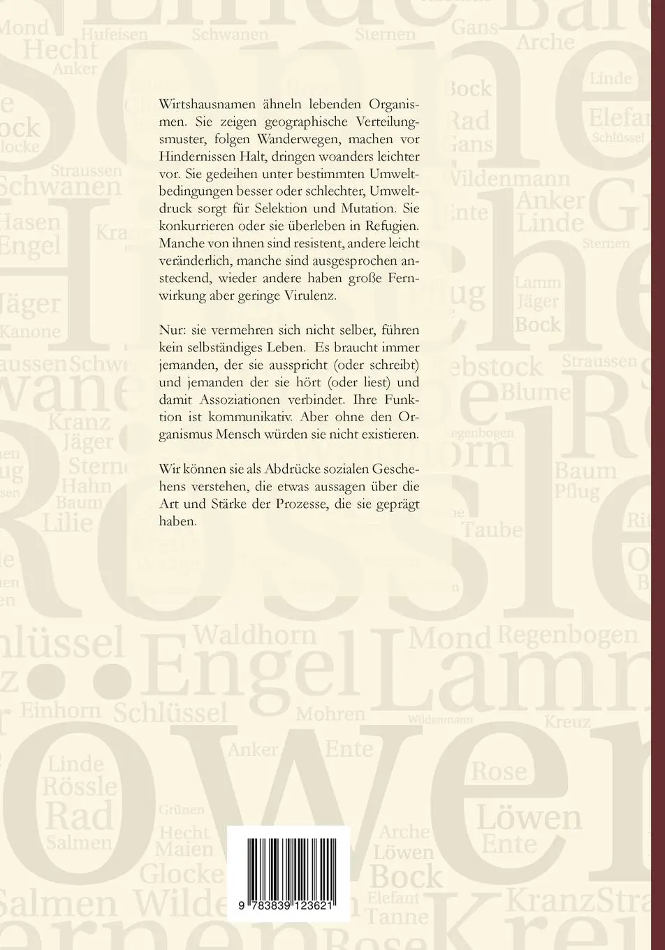 Rückseite: 9783839123621 | Wirtshausnamen | Arnold Nauwerck | Taschenbuch | 196 S. | Deutsch