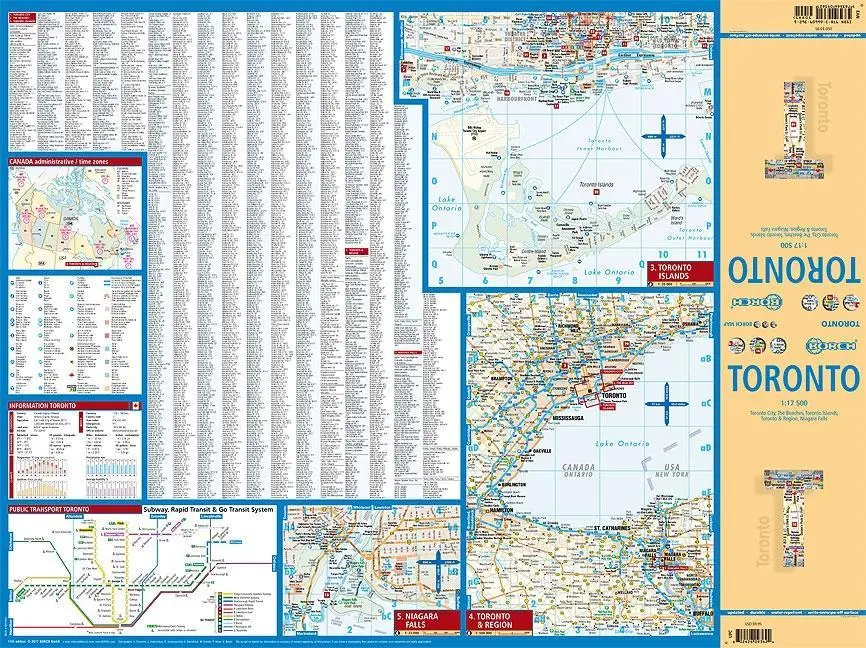 Bild: 9783866093621 | Toronto 1 : 17 500. City Centre Map | (Land-)Karte | Borch Maps | 2 S.