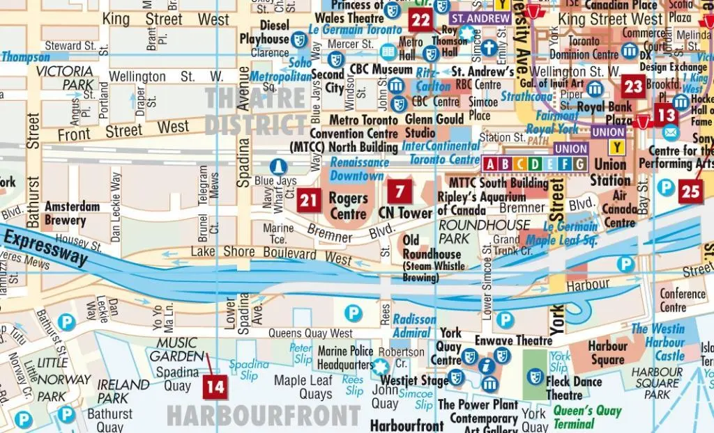 Bild: 9783866093621 | Toronto 1 : 17 500. City Centre Map | (Land-)Karte | Borch Maps | 2 S.