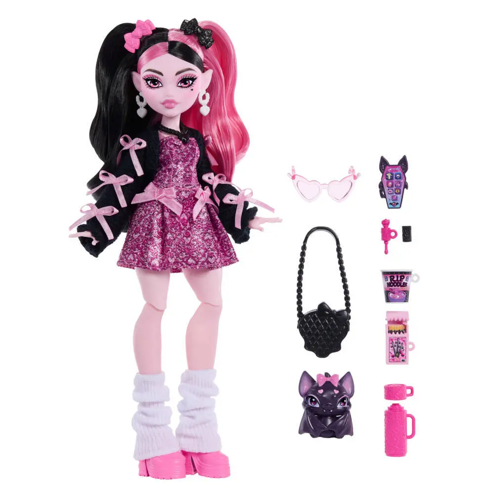 Bild: 194735333721 | Monster High Draculaura Puppe | Blister | JHK29 | Deutsch | 2026