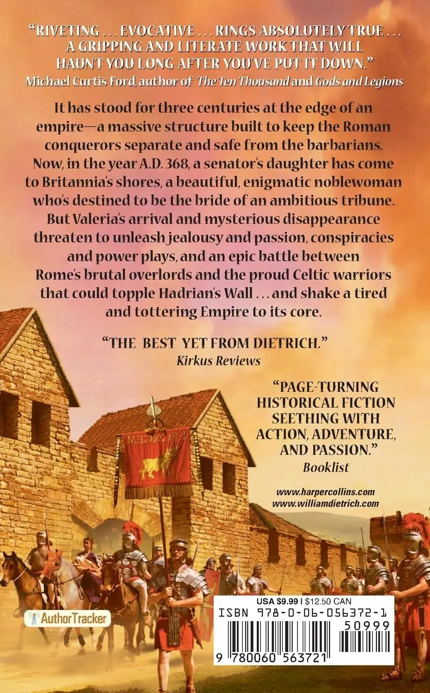 Rückseite: 9780060563721 | Hadrian's Wall | William Dietrich | Taschenbuch | Englisch | 2005