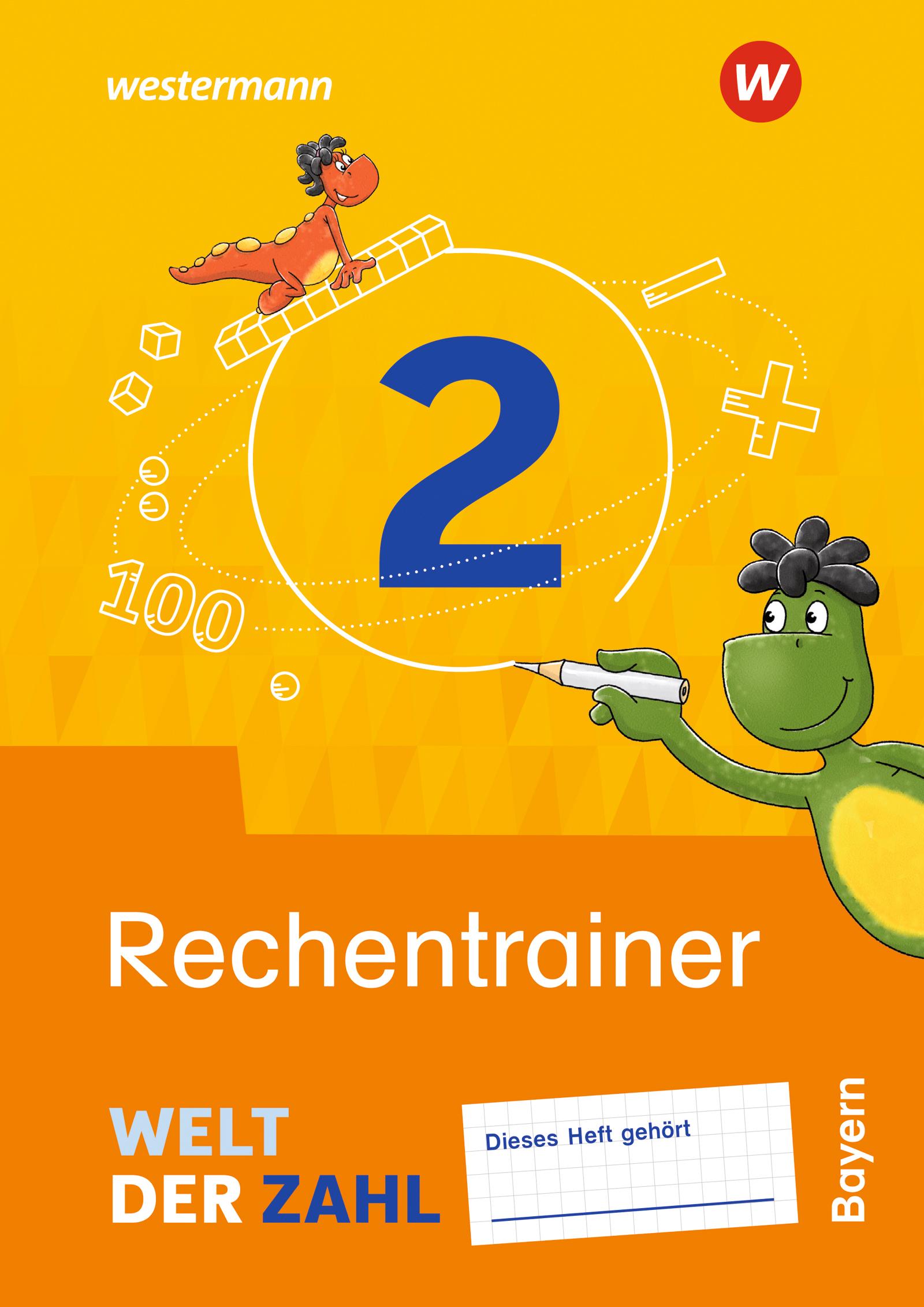 Cover: 9783141063721 | Welt der Zahl 2. Rechentrainer. Für Bayern | Ausgabe 2022 | Becher