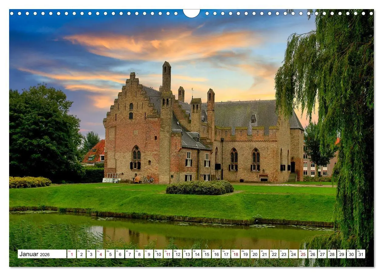 Bild: 9783457733721 | Idylle am Ijsselmeer (Wandkalender 2026 DIN A3 quer), CALVENDO...