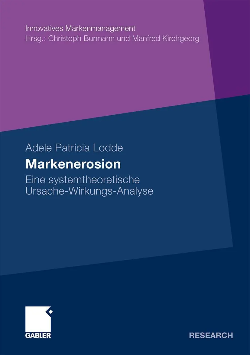Cover: 9783834923721 | Markenerosion | Eine systemtheoretische Ursache-Wirkungs-Analyse | xxi