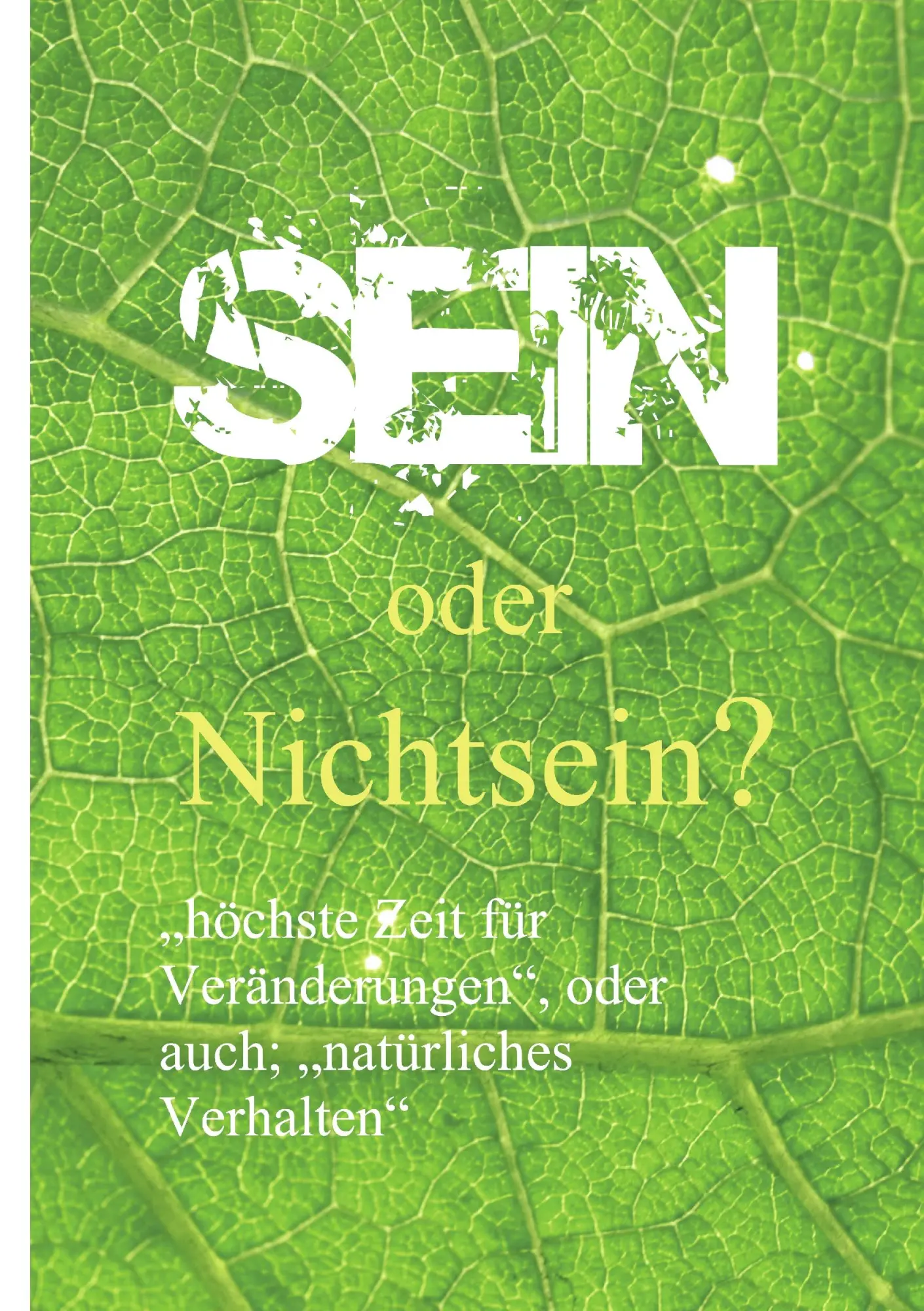 Cover: 9783837063721 | Sein oder Nichtsein? | Janusz Z. Kobylanski V. G. | Taschenbuch | 2008