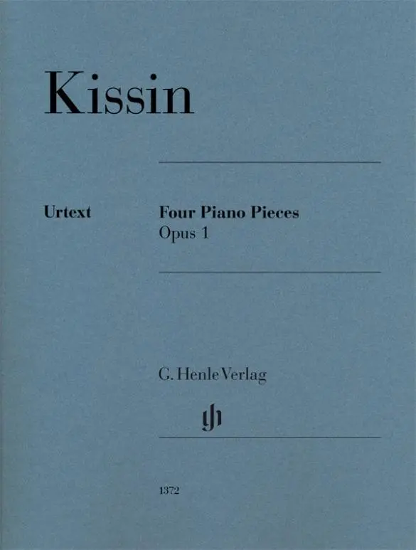 Cover: 9790201813721 | Four Piano Pieces op. 1 | Instrumentation: Piano solo | Evgeny Kissin
