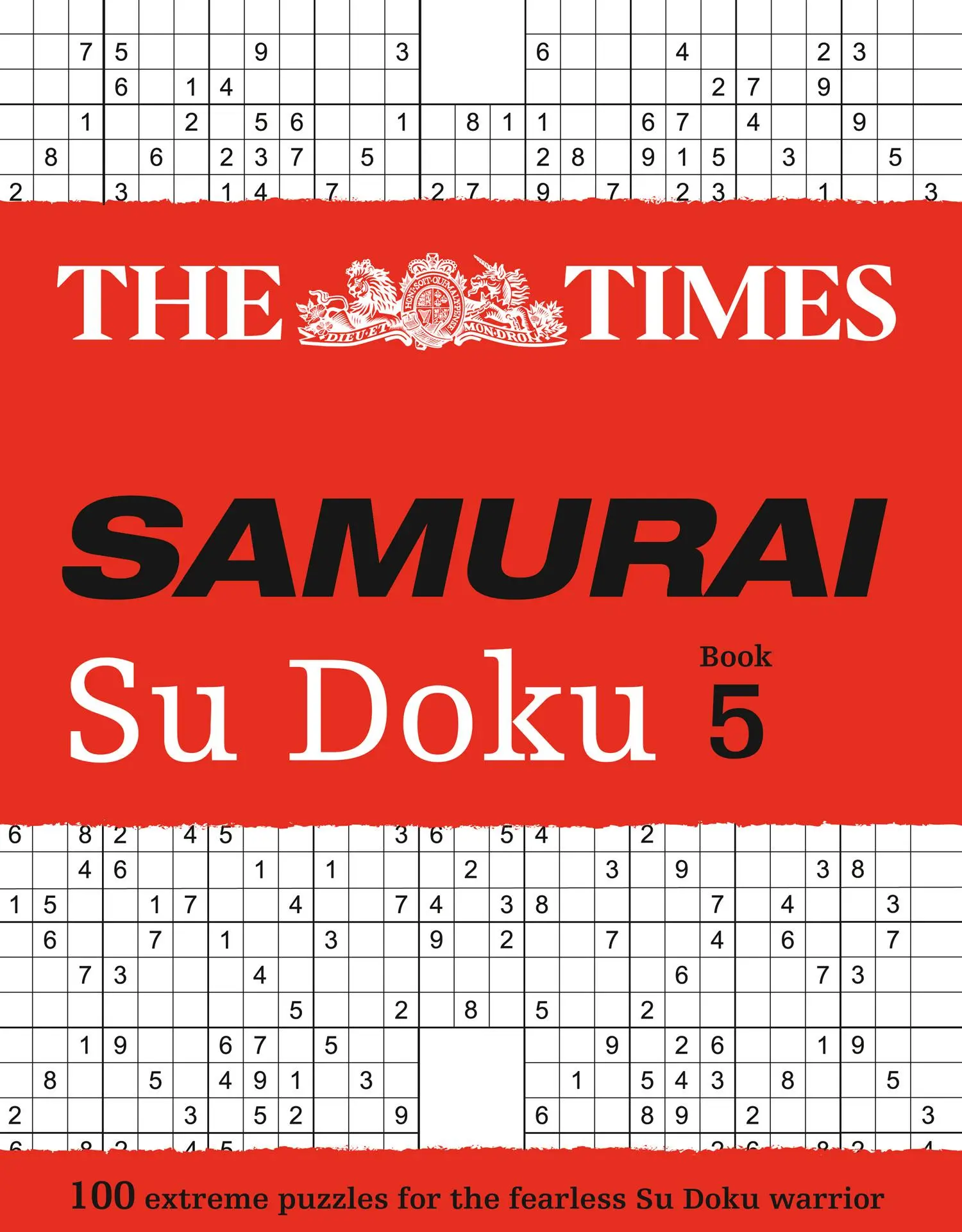 Cover: 9780008173821 | The Times Samurai Su Doku 5 | 100 Challenging Puzzles from the Times