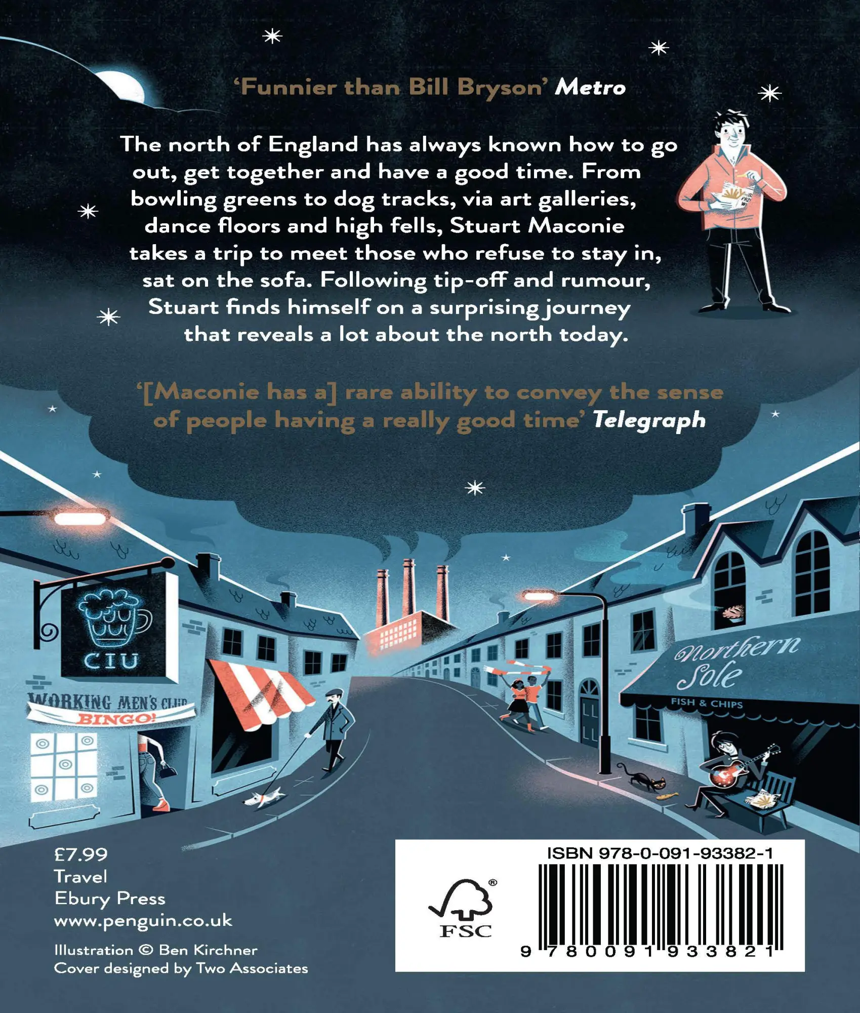 Rückseite: 9780091933821 | The Pie at Night: In Search of the North at Play | Stuart Maconie