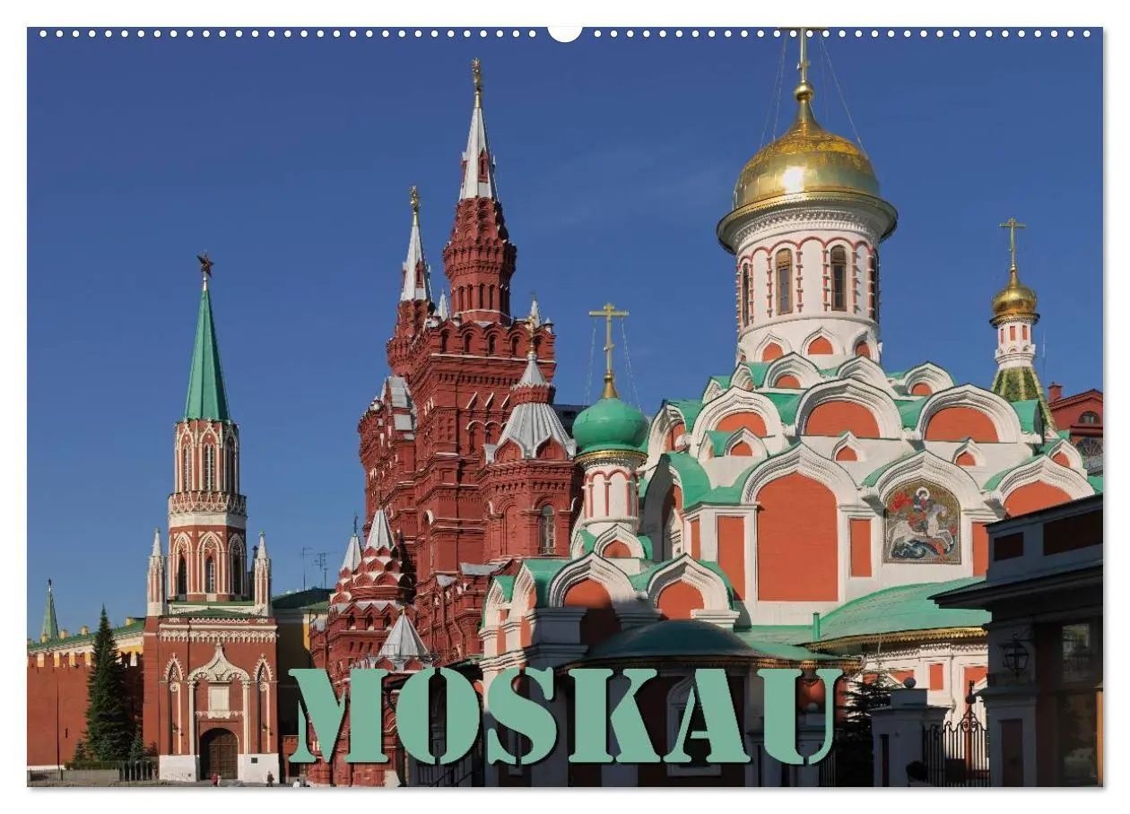 Cover: 9783516123821 | Moskau (Wandkalender 2026 DIN A2 quer), CALVENDO Monatskalender | 2026