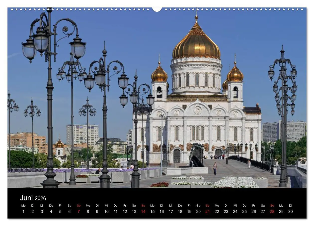 Bild: 9783516123821 | Moskau (Wandkalender 2026 DIN A2 quer), CALVENDO Monatskalender | 2026