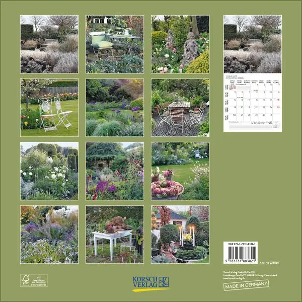 Bild: 9783731883821 | Gartenträume 2026 | Verlag Korsch | Kalender | 13 S. | Deutsch | 2026