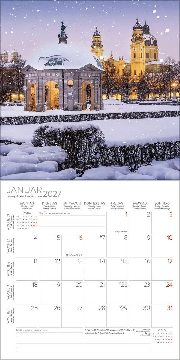Bild: 9783819303821 | Deutschland 2027 | Verlag Korsch | Kalender | 13 S. | Deutsch | 2027