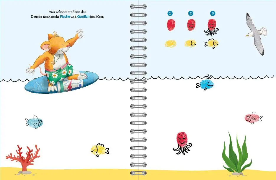 Bild: 9783963473821 | Leo Lausemaus - Mein erstes Fingerstempelbuch Mit 7...