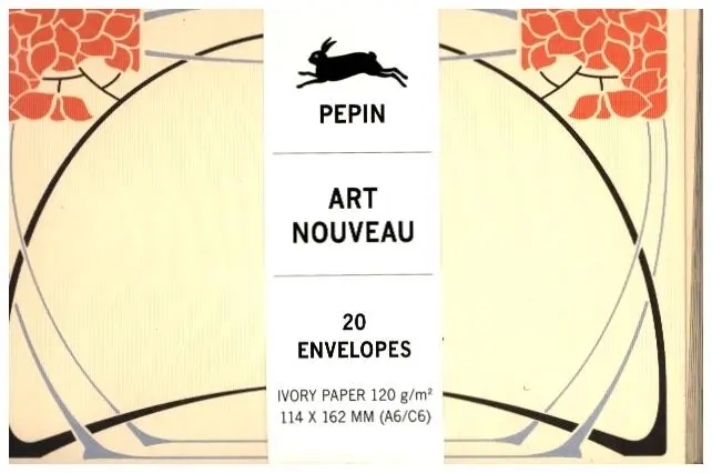 Cover: 9789460093821 | Art Nouveau | Envelopes (C6) | Pepin van Roojen | 20 S. | Englisch